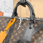 Keepall 45 Travel Bag  Black Leather - Ảnh 5