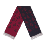 New Year Silk and Wool Equestrian-Style Jacquard Scarf - Image 3