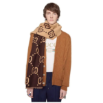 Double G Jacquard Wool Scarf